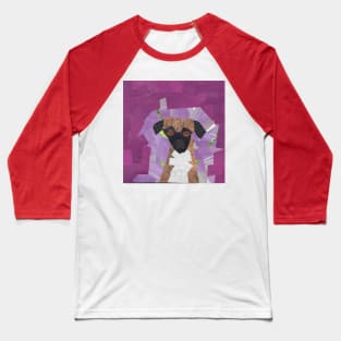 Purple Pupper Baseball T-Shirt